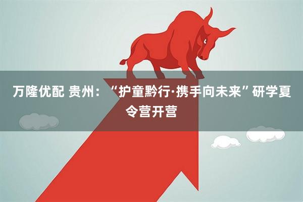 万隆优配 贵州：“护童黔行·携手向未来”研学夏令营开营